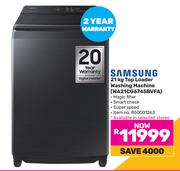 Samsung 21Kg Top Loader Washing Machine WA21CG6745BVFA