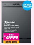 Hisense 13-Place Dishwasher H13DETG