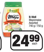 B-Well Mayonnaise Assorted-740g/750g Each