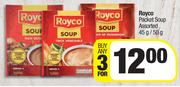 Royco Packet Soup Assorted-For 3 x 45g/50g