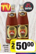 All Gold Tomato Sauce-For 2 x 700ml