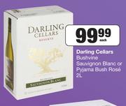 Darling Cellars Bushvine Sauvignon Blanc Or Pyjama Bush Rose-2L Each