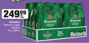 Heineken Premium Lager Handies-24 x 330ml Per Case