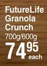 Futurelife Granola Crunch-700g/600g Each