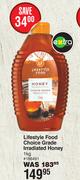 Lifestyle Food Choice Grade Irradiated Honey-1Kg