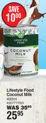 Lifestyle Food Cooconut Milk-400ml