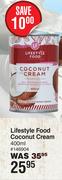 Lifestyle Food Coconut Cream-400ml