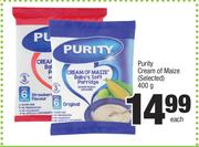 Purity Cream Of Maize (Selected)-400g Each