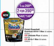 Finish Powerball Quantum All In 1 Max 50 Tab Or Ultimate Plus 45 Tab Or All In 1 Max 56 Tab-For 1