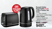 Russell Hobbs Royal Kettle Plus 2 Slice Toaster Set-Per Set