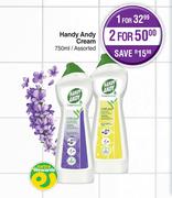 Handy Andy Cream Assorted-For 2 x 750ml