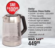Stellar Cordless Glass Kettle