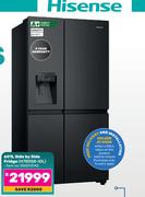 Hisense 601L Side By Side Fridge H780SB-IDL