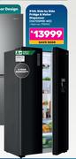 Hisense 514L Side By Side Fridge & Water Dispenser H670SMIB-WD