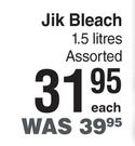 Jik Bleach Assorted-1.5L Each