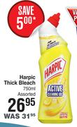 Harpic Thick Bleach Assorted-750ml