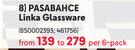 Pasabahce Linka Glassware-Per 6 Pack