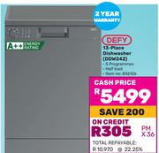 Defy 13 Place Dishwasher DDW242