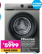 Hisense 8Kg Front Loader Washing Machine WFQP8012VMT