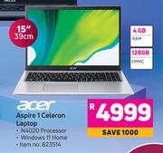 Acer Aspire 1 Celeron Laptop