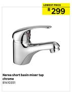 Nerea Short Basin Mixer Tap Chrome 81410351