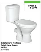 Solo Tamerin Top Flush Toilet Close Couple White 81444612