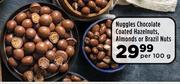 Nuggles Chocolate Coated Hazelnuts, Almonds Or Brazil Nuts-Per 100g