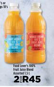 Food Lover's 100% Fruit Juice Blend Assorted-For 2 x 1.5L
