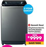 Bennett Read 20Kg Extreme Clean XL Top Loader Washing Machine JCW121