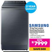 Samsung 15Kg Top Loader Washing Machine WA15CG5745BV