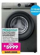 Hiense 8Kg Front Loader Washing Machine WFQP8012VMT