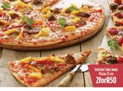 Selected Take Away Pizzas 25cm-For 2