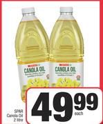Spar Canola Oil-2Ltr Each
