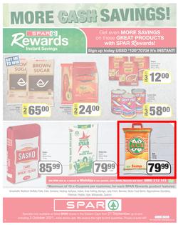 SPAR EASTERN CAPE (21 September - 3 October 2021) Valid In | Amahlathi, Bedford, Buffalo Flats, Cala, Centane, Hankey, Idutywa, Indwe, Kwa-Fetting, Komga, Lady Frere, Nemato, Ugie, Peddie, page 8