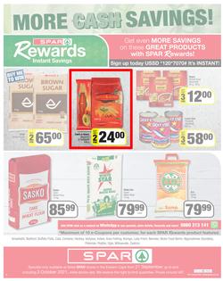 SPAR EASTERN CAPE (21 September - 3 October 2021) Valid In | Amahlathi, Bedford, Buffalo Flats, Cala, Centane, Hankey, Idutywa, Indwe, Kwa-Fetting, Komga, Lady Frere, Nemato, Ugie, Peddie, page 8