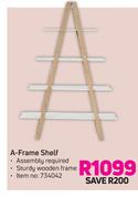 A Frame Shelf