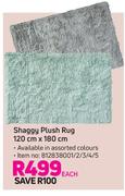 Shaggy Plush Rug-120cm X 180cm Each