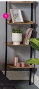 Leaning Ladder Shelf Black