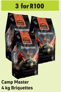 Camp Master Briquettes-For 3 x 4Kg