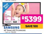 Samsung 40"(101cm) Smart LED TV 40N5300