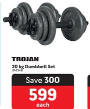 Trojan dumbbell set makro online