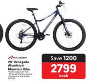 Raleigh 29" Renegade Aluminium Mountain Bike-Each