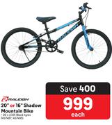 Raleigh 20" Or 16" Shadow Mountain Bike-Each