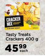 Tasty Treats Crackers-400g Each