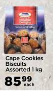 Cape Cookies Biscuits Cookies-1Kg Each