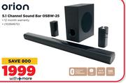 Orion 5.1 Channel Sound Bar OSBW-25