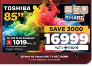 Toshiba 85" 4K Smart UHD TV 85C350MN