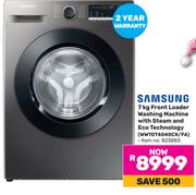 Samsung 7Kg Front Loader Washing Machine With Steam & Eco Technology WW70T4040CX/FA