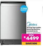 Midea 10.5Kg Top Loader Washing Machine MA200W105/G