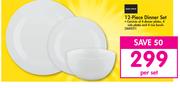 Basic White 12 Piece Dinner Set-Per Set